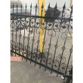 Residential Wrought iron Fence Metal Fence with Wrought Iron Decorative Ornaments Steel Fence for wholesales